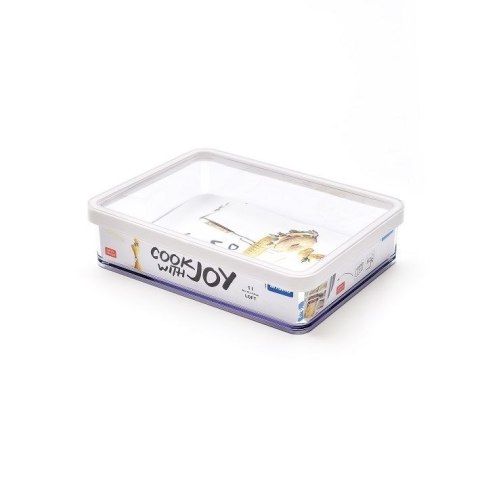 LOFT Pojemnik na żywność, przezroczysty, plastikowy, 1 l