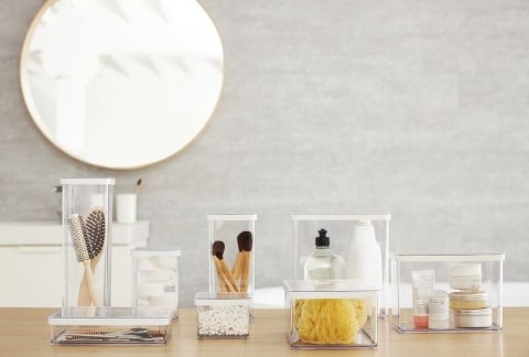 LOFT Pojemnik na żywność, przezroczysty, plastikowy, 1 l