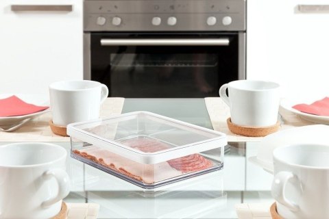 LOFT Pojemnik na żywność, przezroczysty, plastikowy, 1 l