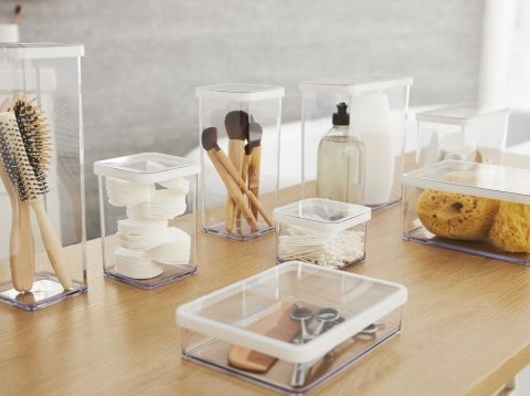 LOFT Pojemnik na żywność, przezroczysty, plastikowy, 1 l