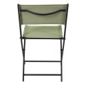 Krzesło Elba składane outdoor zielone