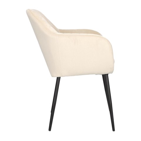 Krzesło Emilia Velvet sand /black