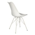 Krzesło Eris PP białe/białe