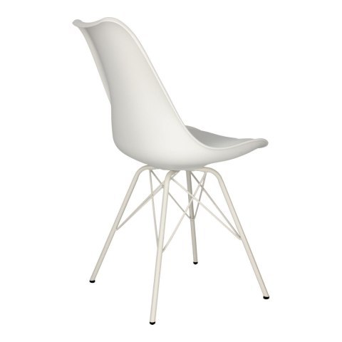 Krzesło Eris PP białe/białe