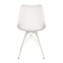 Krzesło Eris PP białe/białe