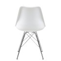 Krzesło Eris PP białe/chrom