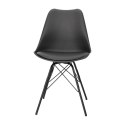 Krzesło Eris PP czarne/czarne