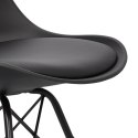 Krzesło Eris PP czarne/czarne