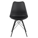 Krzesło Eris PP czarne/czarne