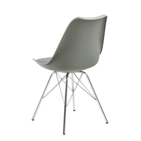 Krzesło Eris PP szare/chrom