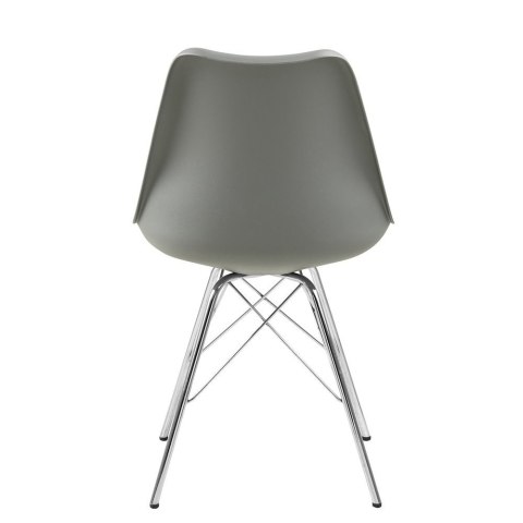Krzesło Eris PP szare/chrom