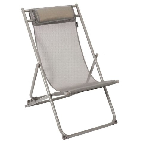 Leżak Canard składany beżowy ciemny