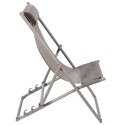Leżak Canard składany beżowy ciemny