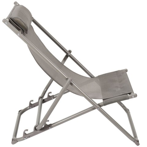 Leżak Canard składany beżowy ciemny