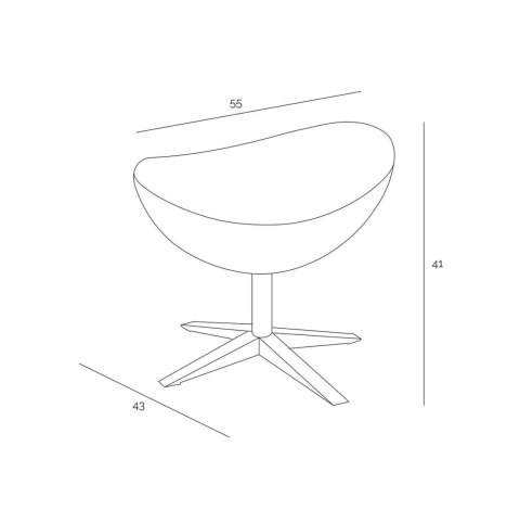 Podnóżek Jajo Soft wełna czerwony