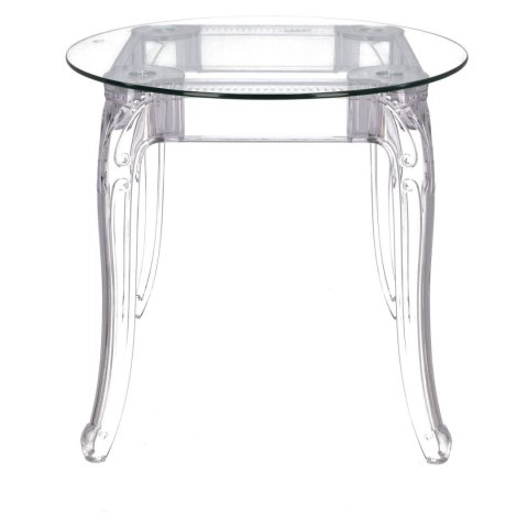Stół Ghost 80cm transparentny