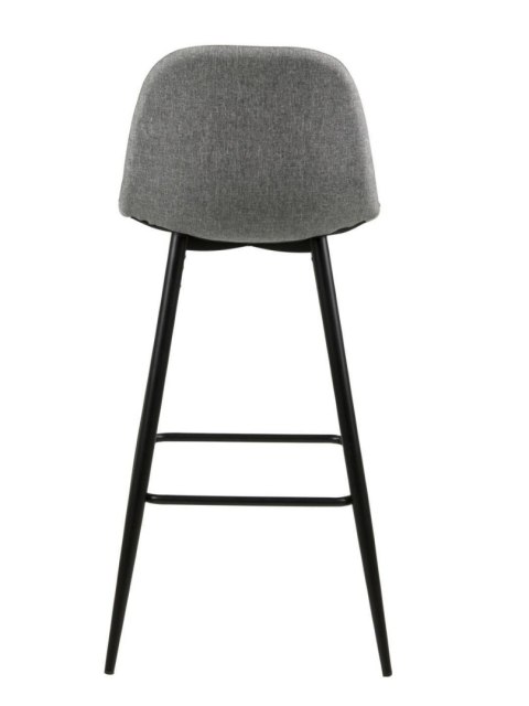 Stołek barowy Wilma wysoki szary jasny/