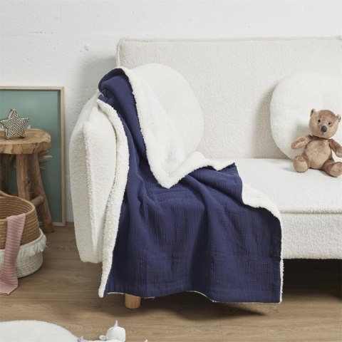 Kocyk dla niemowląt 100x70 cm beżowy