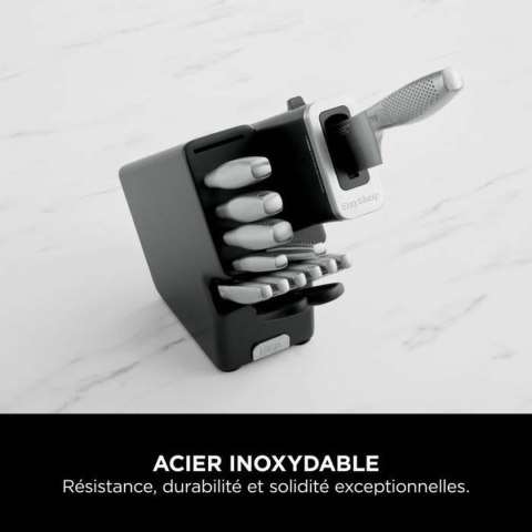 Zestaw noży NINJA Stal Drewno Stal nierdzewna 14 Części (12 Sztuk)