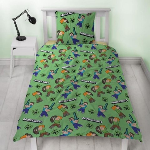 Komplet poszewek na kołdrę Minecraft