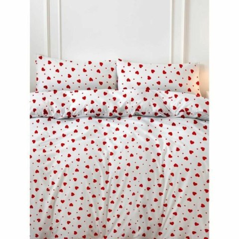 Komplet poszewek na kołdrę Czerwony Łóżko 200 3 Części