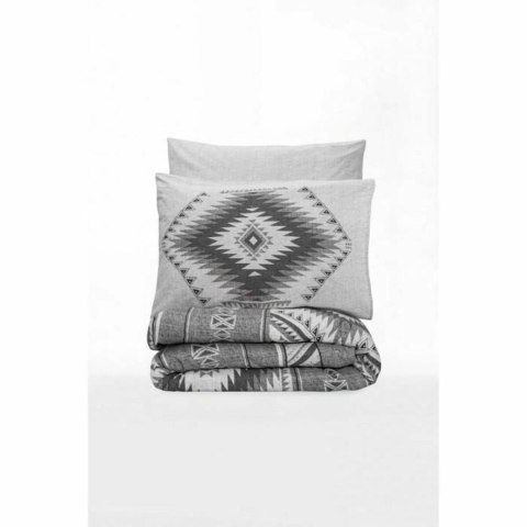 Komplet poszewek na kołdrę Szary 220 x 240 cm
