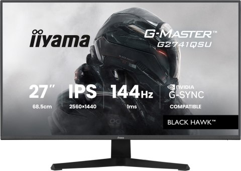 MONITOR IIYAMA LED IPS 27" G2741QSU-B1 Black Hawk 144Hz