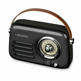 Radio Tranzystorowe Ledwood ALMA NEGRO Czarny 30 W