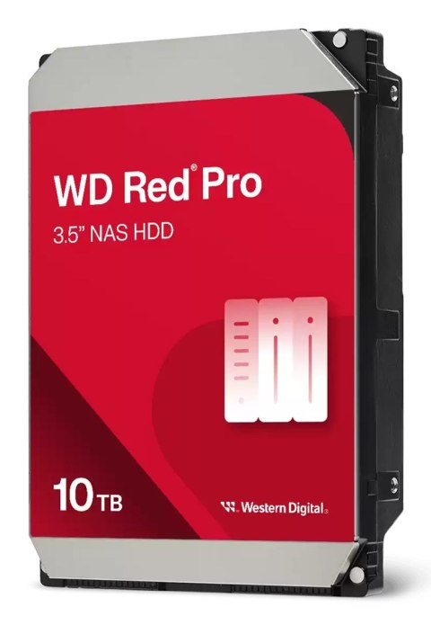 Dysk HDD WD Red Pro WD103KFBX (10 TB ; 3.5"; 256 MB; 7200 obr/min)