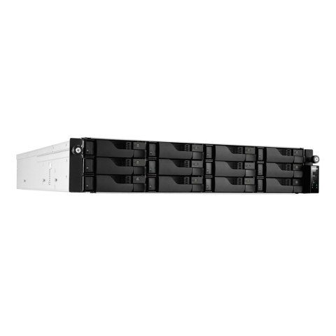 NAS Asustor Lockerstor 12R Pro AS7212RDX, 2U rack, 12x (3.5" SATA HDD/ 2.5" SSD), AMD Ryzen 7 Pro 7745 8C 3.8GHz (up to 5.3GHz),