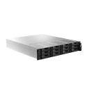 NAS Asustor Lockerstor 12R Pro AS7212RDX, 2U rack, 12x (3.5" SATA HDD/ 2.5" SSD), AMD Ryzen 7 Pro 7745 8C 3.8GHz (up to 5.3GHz),