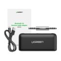 Ugreen Odbiornik dźwięku adapter audio Bluetooth 5.0 - 3,5 mm mini jack do samochodu (czarny)