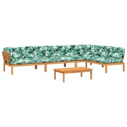 5-cz. zestaw wypoczynkowy do ogrodu, z poduszkami, akacjowy