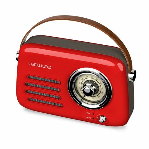 Radio Tranzystorowe Ledwood ALMA RED Czerwony 30 W
