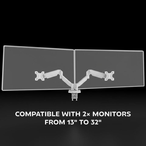 Uchwyt Stołowy do Monitora Mars Gaming MARMPRO2W 32" 10" (2 Sztuk)