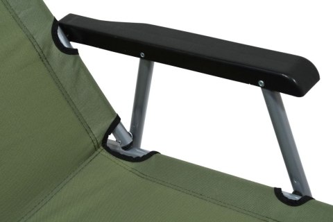 Krzesło kempingowe LYON - ciemnozielone