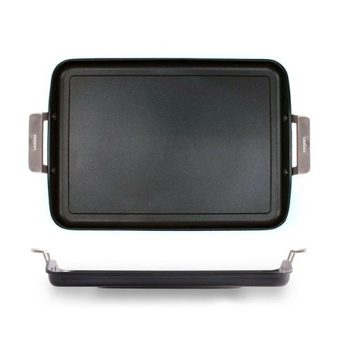 Patelnia do Pieczenia Gładka Valira 4674/25 Czarny Metal