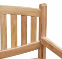 Teakowa ławka ogrodowa Bradford 2-osobowa, 120 cm, drewno