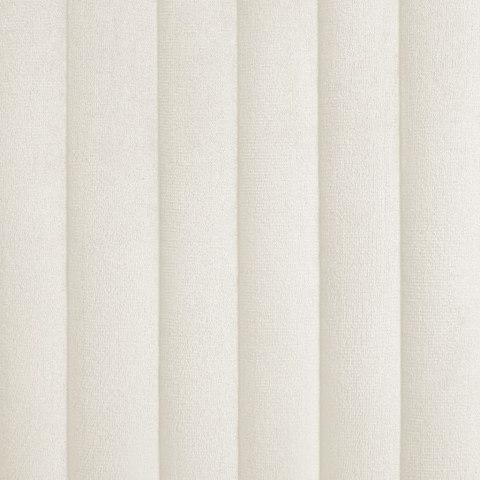 Krzesła stołowe, 4 szt., kremowe, obite aksamitem