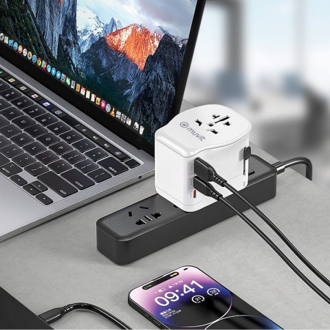 Przejściówka Muvit for Change Plastikowy 45 W