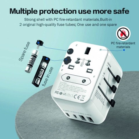 Przejściówka Scape Travel 621UC Plastikowy