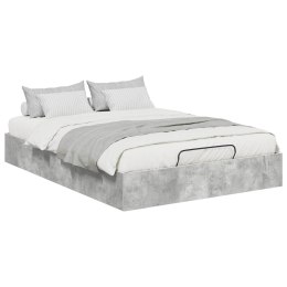 VidaXL Łóżko otomanowe Betonowy 193 x 120 x 25 cm Płyta wiórowa