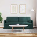 VidaXL Sofa 180cm Ciemna zieleń Metal