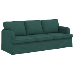 VidaXL Sofa Ciemna zieleń 142 x 80 x 85 cm Metal