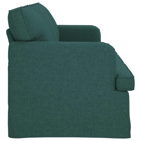 VidaXL Sofa Ciemna zieleń 142 x 80 x 85 cm Metal