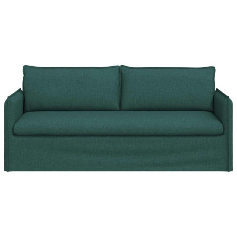 VidaXL Sofa Ciemna zieleń 195 x 82 x 85 cm Metal