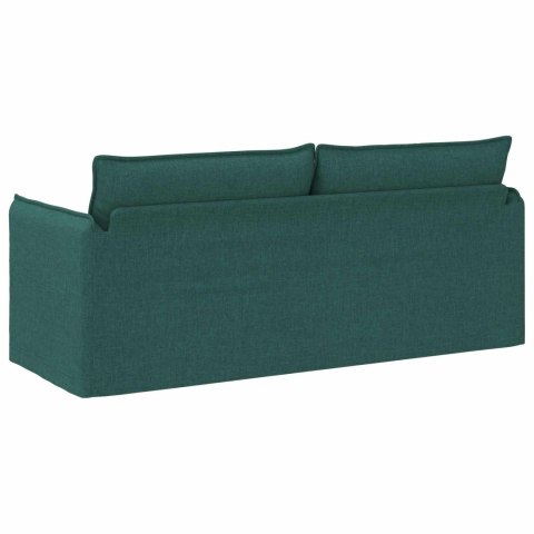 VidaXL Sofa Ciemna zieleń 195 x 82 x 85 cm Metal
