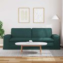 VidaXL Sofa Ciemna zieleń 222 x 80 x 82 cm Metal