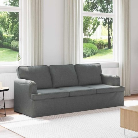 VidaXL Sofa Ciemnoszary 142 x 80 x 85 cm Metal