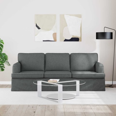 VidaXL Sofa Ciemnoszary 142 x 80 x 85 cm Metal